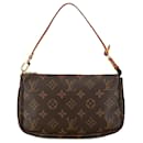 Sac à épaule Pochette Accessoires Monogram Louis Vuitton marron