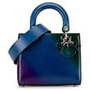 Sac à main Lady Dior Medium Ombre bleu