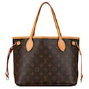 Brown Louis Vuitton Monogram Neverfull PM Tote Bag