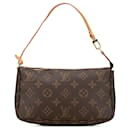 Sac à épaule Pochette Accessoires Monogram Louis Vuitton marron