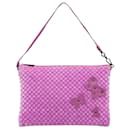 Pochette en velours à épaulettes en forme de papillon Intrecciato de Bottega Veneta en violet