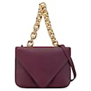 Purple Bottega Veneta Mount Envelope Chain Bag Satchel