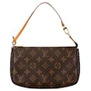 Sac à épaule Pochette Accessoires Monogram Louis Vuitton marron