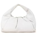 White Bottega Veneta Small The Shoulder Pouch