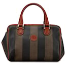 Borsa Boston Pequin marrone di Fendi