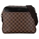 Borsa a tracolla Jake PM Damier Ebene Louis Vuitton marrone