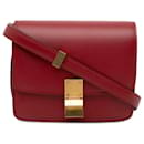 Borsa a tracolla Celine Small Classic Box rossa - Céline