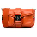 Orange Prada Soft Calf Pocket Crossbody