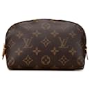 Brown Louis Vuitton Monogram Cosmetic Pouch