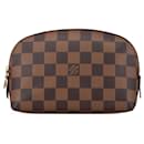 Braune Louis Vuitton Damier Ebene Kosmetiktasche