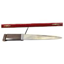 Letter Opener Limited Edition Damas Steel Grenaille Wood & Coral - Cartier