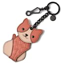 Bottega Veneta Leather Keyring/Keychain Cat Charm 523450 in Pristine Condition - Autre Marque