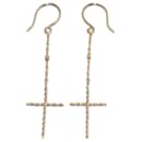 K10YG Yellow Gold Cross Earrings - Autre Marque