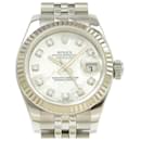 Rolex Datejust Automatic Watch with Diamonds and K18WG Stainless Steel 179174G in Excellent Condition - Autre Marque
