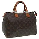 LOUIS VUITTON Bolsa de Mão Monogram Speedy 30 M41526 LV Auth 81281 - Louis Vuitton