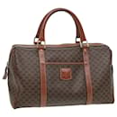 Sac Boston en toile Macadam CELINE en cuir PVC marron Auth yk13417 - Céline