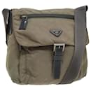 PRADA Shoulder Bag Nylon Khaki Auth 81171 - Prada