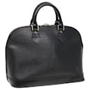 LOUIS VUITTON Bolsa de Mão Epi Alma Preta M52142 LV Auth ep4778 - Louis Vuitton