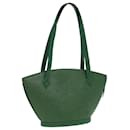 LOUIS VUITTON Epi Saint Jacques Poignées Long Sac Vert M52334 LV Auth 80768 - Louis Vuitton