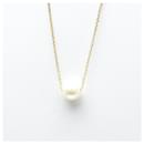 Tasaki 18K Yellow Gold Pearl Pendant Necklace