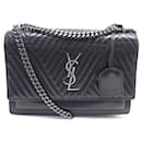 BORSO A SPALLA SAINT LAURENT SUNSET MEDIUM CHEVRON 470426 - Saint Laurent