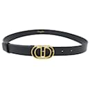 NEUF CEINTURE CHRISTIAN DIOR BOUCLE LOGO CD TAILLE 75 CUIR LEATHER NEW BELT - Christian Dior