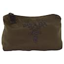 Prada Tasche aus Nylon Khaki Auth bs15659