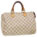 LOUIS VUITTON Bolso de Mano Damier Azur Speedy 30 N41533 LV Auth 81778 - Louis Vuitton