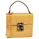 LOUIS VUITTON Vernis Bolsa de Mão Spring Street Rosa Marshmallow M91033 Auth 80345 - Louis Vuitton