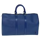 LOUIS VUITTON Epi Keepall 45 Sac Boston Bleu M42975 LV Auth ep4758 - Louis Vuitton