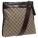 Sac à épaule GUCCI GG Supreme en cuir PVC beige 92560 Auth yk13296 - Gucci