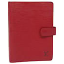 LOUIS VUITTON Epi Agenda MM Tagesplanerhülle Rot R20047 LV Auth bs15560 - Louis Vuitton