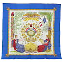 HERMES Carre 90 Scarf ""LIBERTE EGALITE FRATERNITE REPUBLIQ "" Silk Auth ac3034 - Hermès