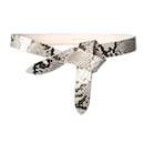 Isabel Marant, Lecce belt in light coloured snakeskin print