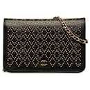 Chanel Women's Suede Chain/Shoulder Wallet