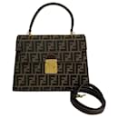 Fendi Zucca Pattern Handbag