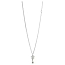 Chanel Coco Mark Necklace in Silver