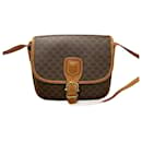 Celine Macadam Blason Triomphe Leather Shoulder Bag Pochette - Céline