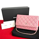 Chanel Caviar Skin Matelasse Leather Chain Shoulder Bag