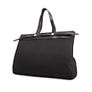 Sac Tote Her Bag en Toile Officier Noir - Hermès