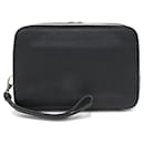 Dolce & Gabbana Black Leather Clutch Bag