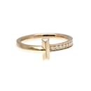 Tiffany T One Narrow Diamond Ring in Pink Gold - Tiffany & Co