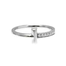 Anello Tiffany T One in oro bianco con diamante - Tiffany & Co