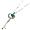 Tiffany Heart Key Enamel Necklace - Tiffany & Co