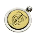 Pendentif Tiffany Coin T&CO en or jaune 18K et argent - Tiffany & Co