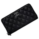 Chanel Black Long Wallet