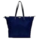 Prada Navy Tote Bag