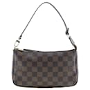 Pochete em lona Damier Louis Vuitton