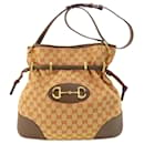 Gucci 602089 Horsebit GG Shoulder Bag