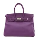 Hermes Birkin 35 Handbag in Anemone - Hermès